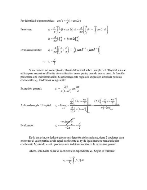 Series De Fourier Ejemplos Resueltos Images