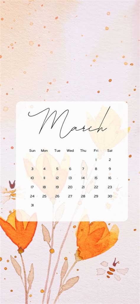 March Calendar Wallpaper Cute Backgrounds For Anjahome