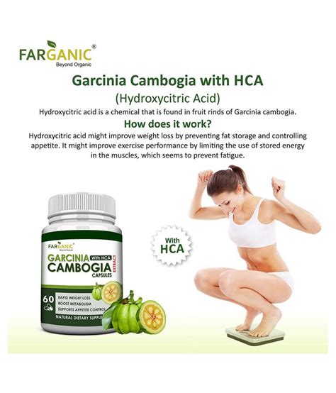 Farganic Garcinia Cambogia Extract Capsule With Hca For Weight Loss