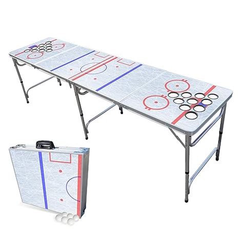 Partypong 8 Foot Folding Beer Pong Table Wcup Holes