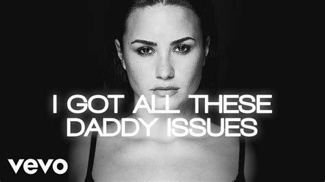 Demi Lovato Daddy Issues Lyric Video Youtube