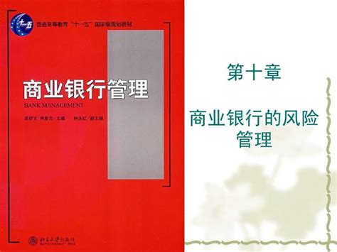 第10章商业银行的风险管理word文档在线阅读与下载无忧文档