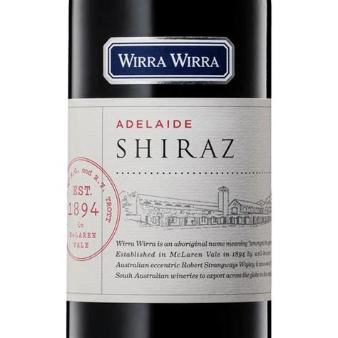 Wirra Wirra Vineyards Adelaide Shiraz 2021 World Wine