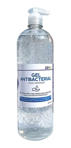 Gel Antibacterial Zeyco 70 Alcohol 1l Con Certificación Fda Meses