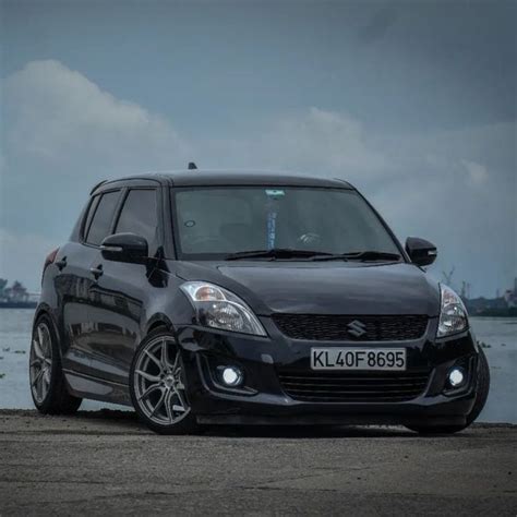 Black Modified Maruti Swift In Kerala Suzuki Swift Sport Swift 3 Bike