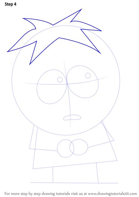 Learn How To Draw Butters From South Park South Park Step By Step