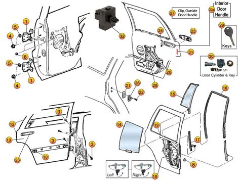 Jeep Cherokee Door Parts