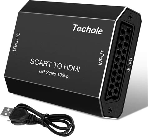 SCART To HDMI Techole Aluminium Scart To HDMI Amazon De Elektronik