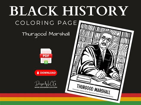 Free Thurgood Marshall Coloring Pages