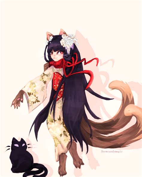 Nekomata By Snowcandymagic On Deviantart