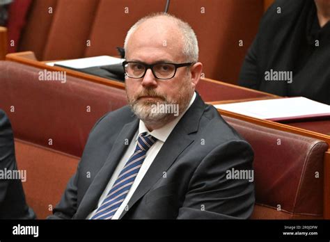 Labor Senator Tim Ayres In The Senate Chamber In Canberra Tuesday May