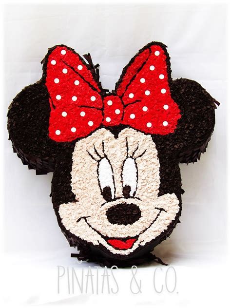 Piñata Minnie Mouse Minnie Mouse Pinata Piñata De Minnie Piñatas De Flores Manualidades