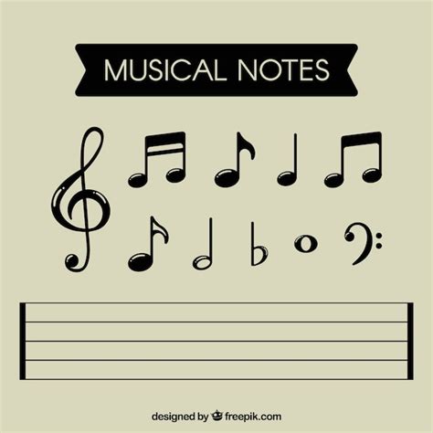 curved notes vectors illustrations