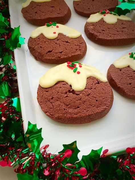 Chocolate Christmas Pudding Cookies Perfect Edible Ts That Are So Easy To Make Chocola