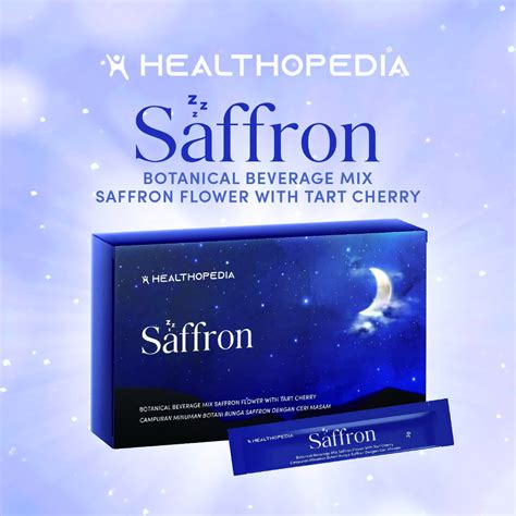 Healthopedia Saffron Powder For Good Sleep Box X Sachets X G