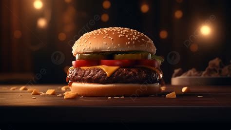 Burger Restaurant Food Background, Hamburger, Restaurant, Food ...