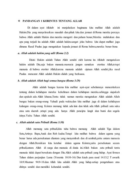 Makalah Peran Roh Kudus Pdf