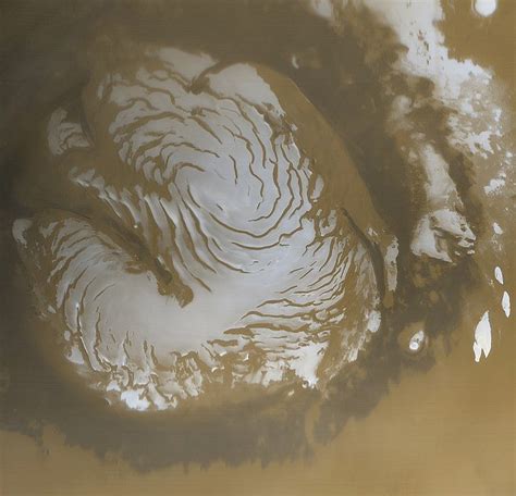 Mars Stunning Polar Ice Caps Spotted In New Image Captures From Orbiter