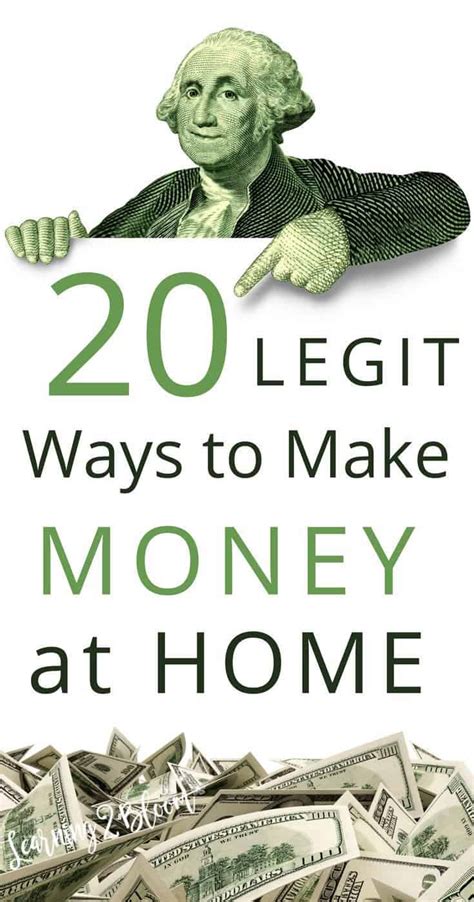 how to legit make money from home