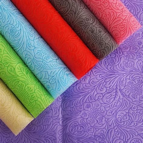 Nonwoven Fabric Customized Flower Pattern Embossed Nonwoven Pp Spunbond