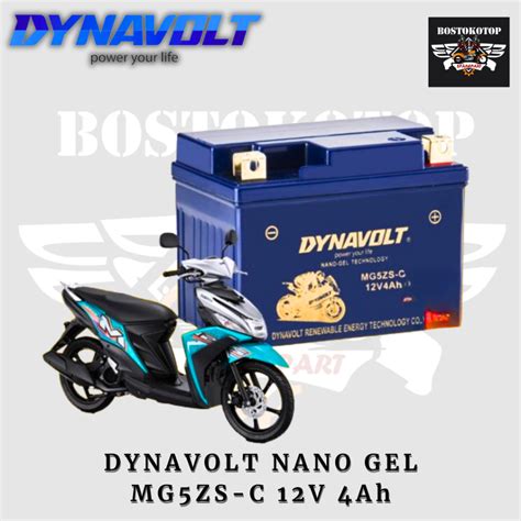 Jual Dynavolt Nano Gel Aki Kering Motor Tipe Mg Zs C Motor Kharisma