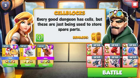 Dragon Mania Legends Battle The Daily Dungeon Youtube