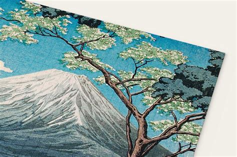 Puzzle for Adults Mount Fuji From Lake Yamanaka by Hiroaki Takahashi Artwork 120/252/500 Pieces ...