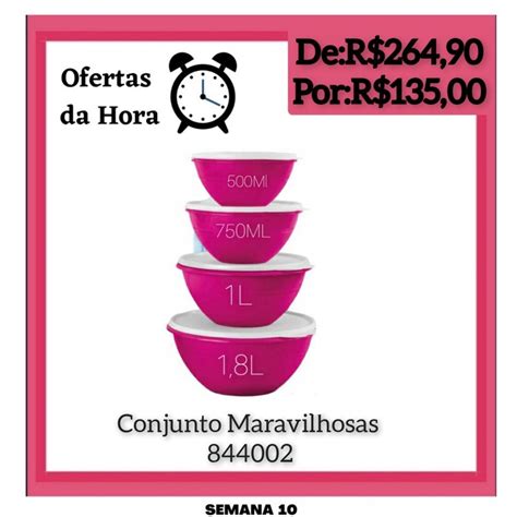 Kit Tigelas Maravilhosas Tupperware Shopee Brasil