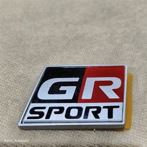 Jual Emblem Logo Gr Sport Avanza Fortuner Innova Rush Raize Original