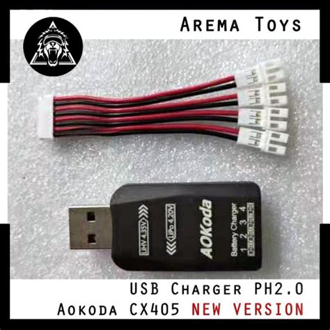 Jual Aokoda Cx Ch Micro Usb In Charger S Lipo Lihv Battery