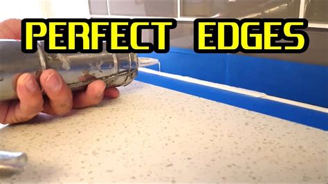 How To Apply Silicone Caulking Or Sealant And Get Perfect Edges Youtube