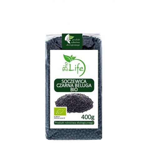 SOCZEWICA CZARNA BELUGA BIO 400 G BIO LIFE BIO LIFE Sklep EMPIK