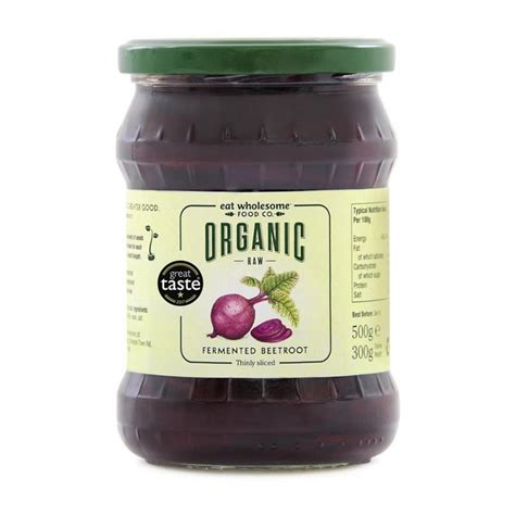 Organic Fermented Sliced Beetroot in 500g from Eat Wholesome