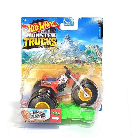 Hot Wheels Monster Trucks Tri To Crush Me Mini Hunts