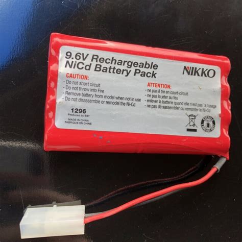 Nikko 96v Rechargeable Nicd Battery Pack 1296 Tamiya For Sale Online Ebay