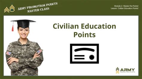 Civilian Education Promotion Points Training Worksheets Library