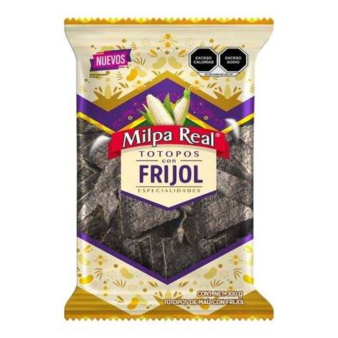 Totopos Milpa Real Frijol G Walmart