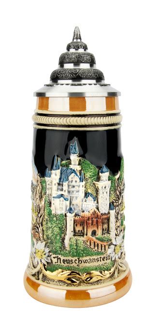 Bavarian Castles Beer Stein | Bavarian Beer Stein