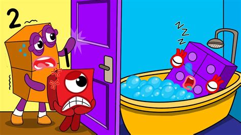 Oh No Numberblocks 6 Fall Asleep In The Toilet Numberblocks Fanmade