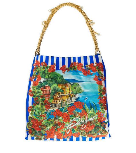 Dolce Gabbana Portofino Printed Shoulder Bag Dolce Gabbana