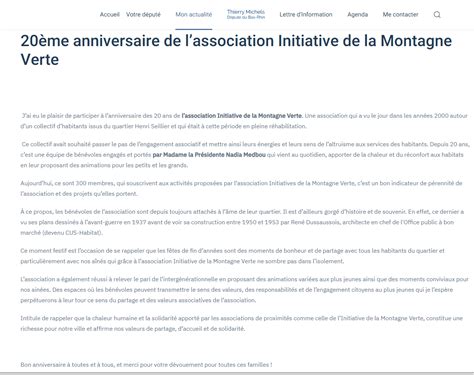 Association Initiatives Montagne Verte Articles Association