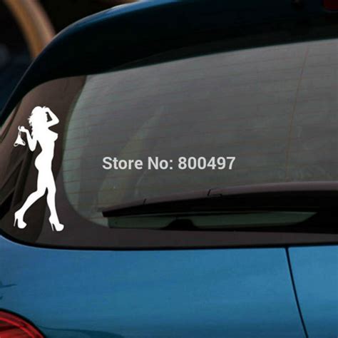 10 X Newest Hot Lady Sexy Girl Car Sticker Car Decoration Decal Car