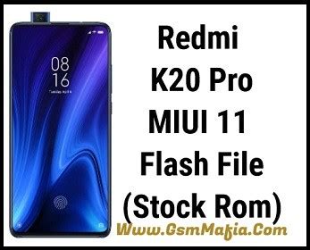 Redmi K Pro Miui Flash File Stock Rom Gsmmafia