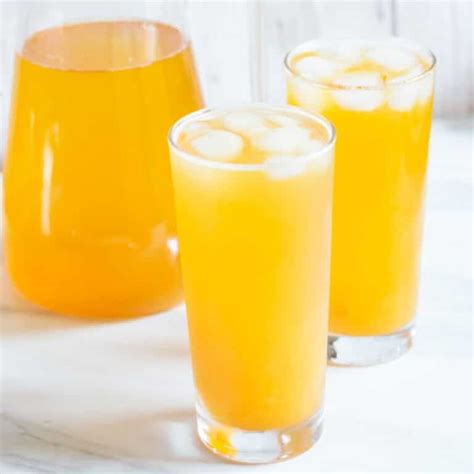 Iced Peach Green Tea Lemonade Recipe Flavours Treat