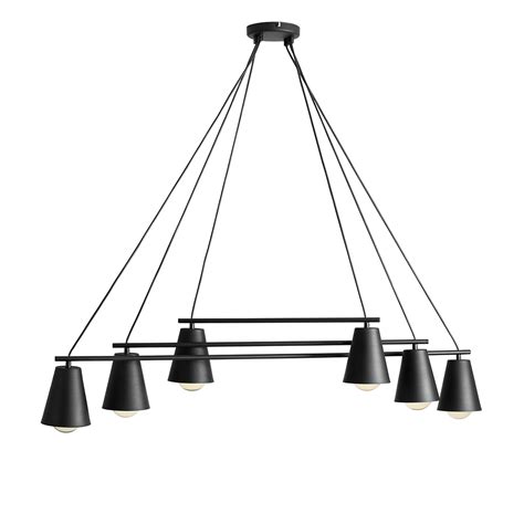 LAMPA WISZ CA ARTE 6 BLACK EdisonLampy Pl Lampy Do Twojego Domu