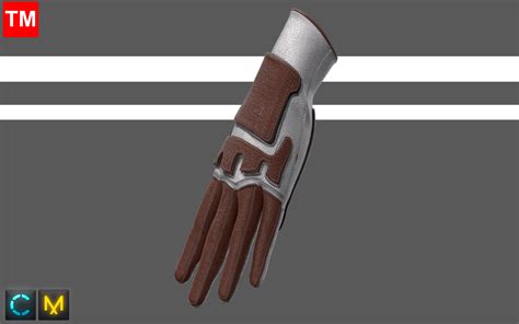 Artstation Tactical Gloves Game Assets