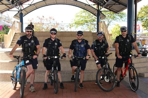 Newly Accredited Bundaberg Bicycle Patrol Officers Bundaberg