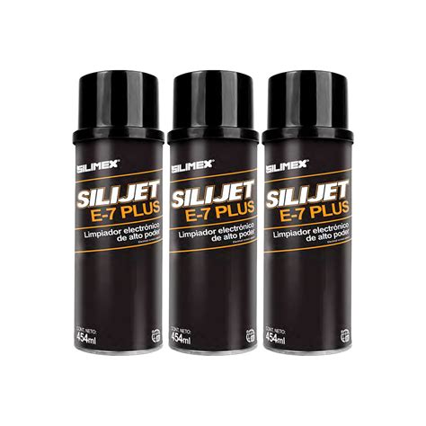 Limpiador Electrónico Silimex Silijet E 7 Plus 3 Pack Alto Poder 454