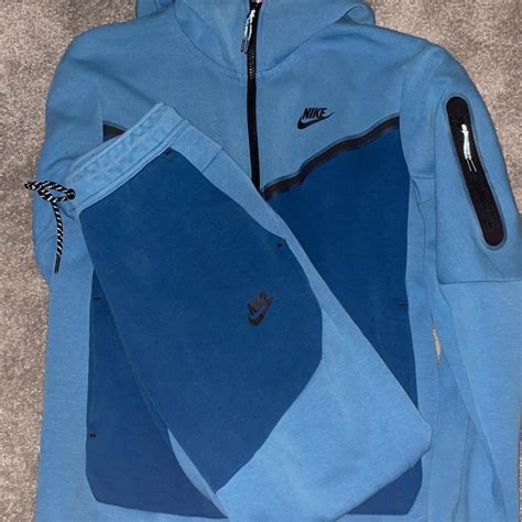 Nike Dutch Blue Tech Fleece Rare Colour Depop