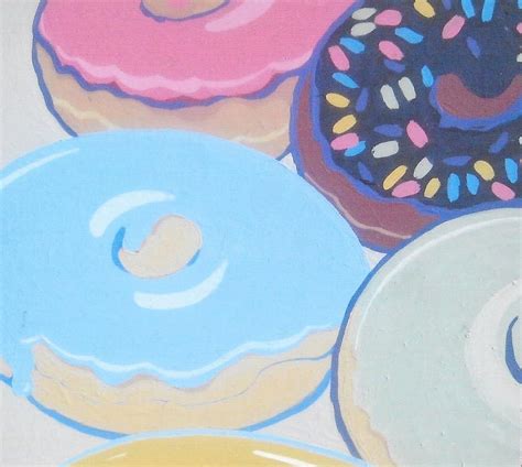 Glazed donuts Donut Glaze, Donuts, Plates, Tableware, Painting, Color ...